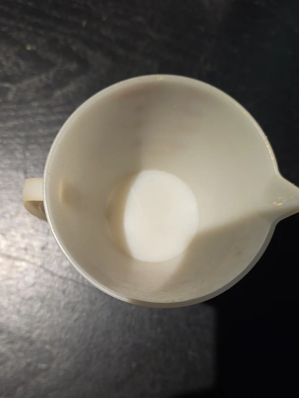 Cream Measuring Cup Duo with Red Markings